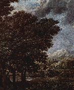 Nicolas Poussin Szene: Der Fruhling, Detail oil painting reproduction